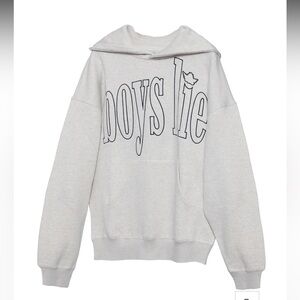 Boys Lie Hold My Phone Racer Hoodie